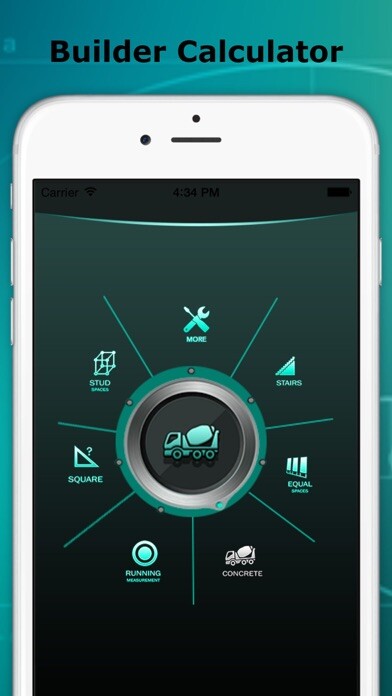 Emulate iPhone app Utility Calculator for Builders - Measuring Stud, Square, Equal, Stair and Concrete using MyAndroid Emulate iPhone app Utility Calculator for Builders - Measuring Stud, Square, Equal, Stair and Concrete using MyAndroid