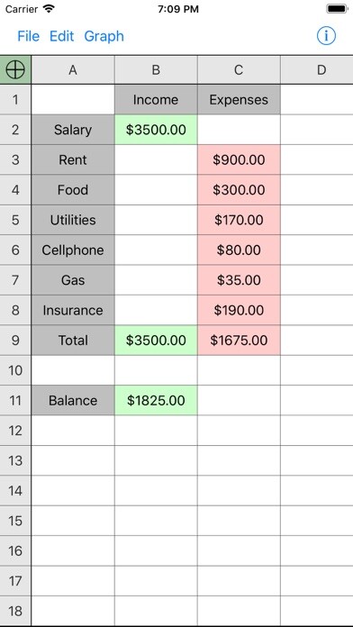 Emulate iPhone app Utility Spreadsheet using MyAndroid Emulate iPhone app Utility Spreadsheet using MyAndroid