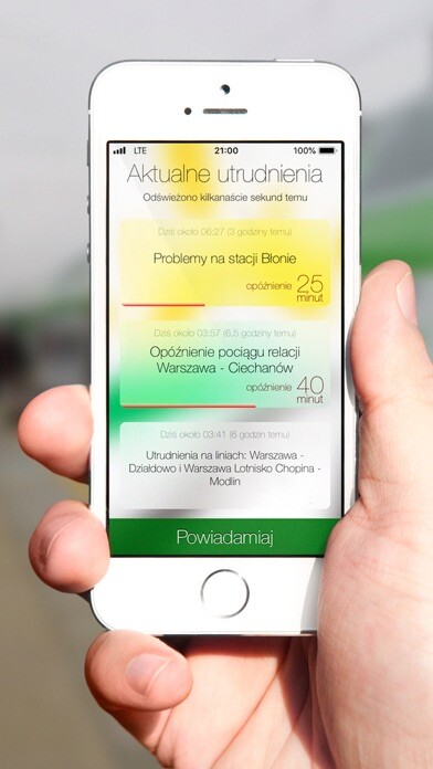 Emulate iPhone app Utrudnienia KM using MyAndroid