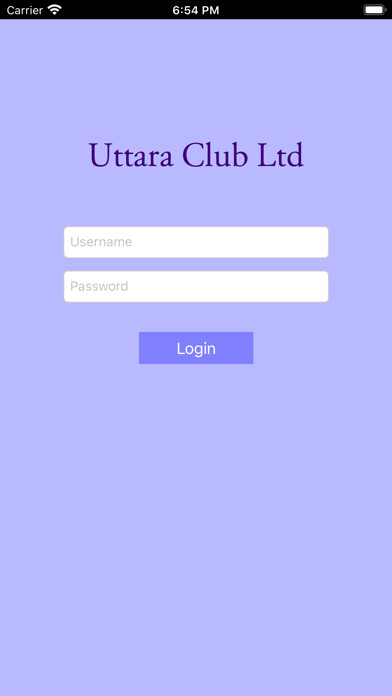 Emulate iPhone app Uttara Club using MyAndroid