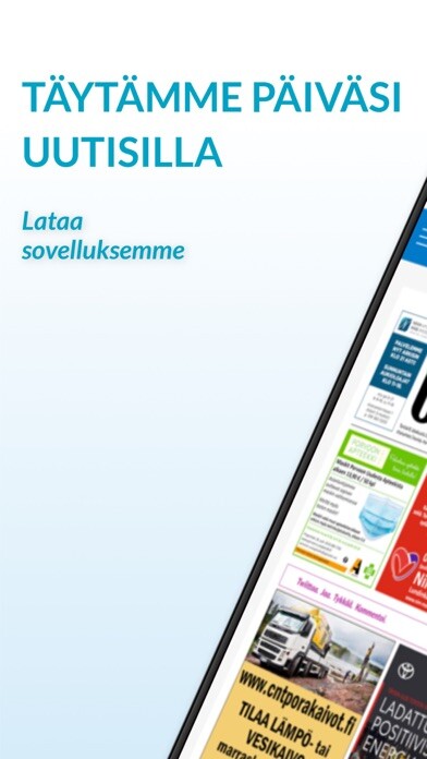 Emulate iPhone app Uusimaa, päivän lehti using MyAndroid Emulate iPhone app Uusimaa, päivän lehti using MyAndroid