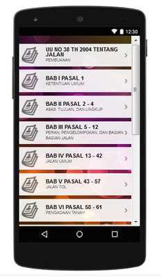 Emulate Android APK UU TENTANG JALAN Emulate Android APK UU TENTANG JALAN