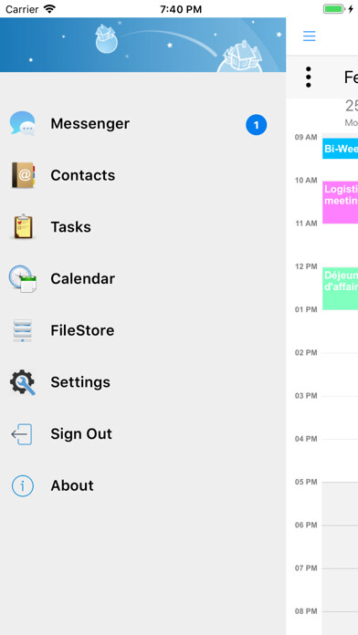 Emulate iPhone app UVC Mobile CRM using MyAndroid