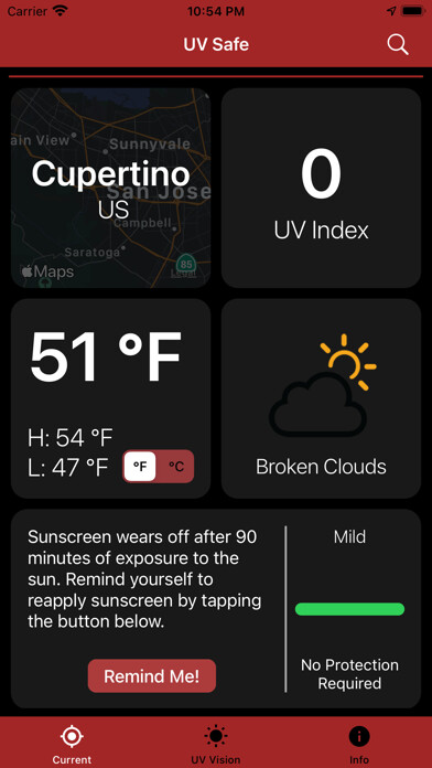 Emulate iPhone app UV Safe - Sun Protection using MyAndroid Emulate iPhone app UV Safe - Sun Protection using MyAndroid