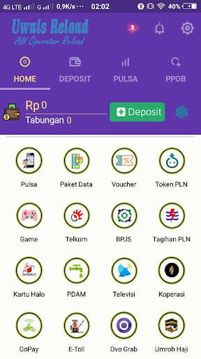 Run android online APK Uwais Reload from MyAndroid or emulate Uwais Reload using MyAndroid