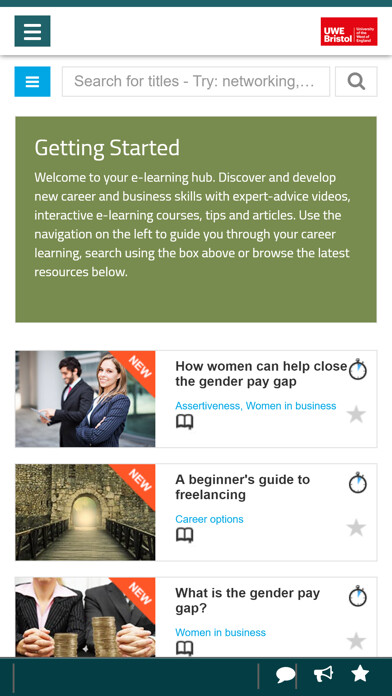 Emulate iPhone app UWE Career Toolkit using MyAndroid