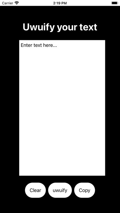 Emulate iPhone app uwuify using MyAndroid