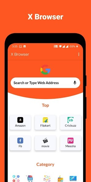 Run android online APK Ux browser : Indian Browser from MyAndroid or emulate Ux browser : Indian Browser using MyAndroid
