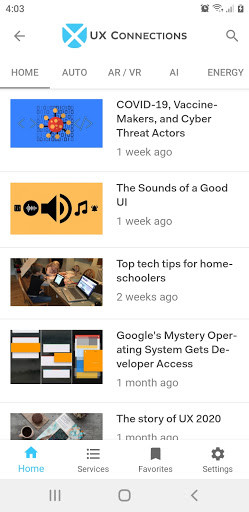 Run android online APK UX Connections from MyAndroid or emulate UX Connections using MyAndroid