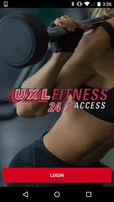 Emulate Android APK UXL Fitness