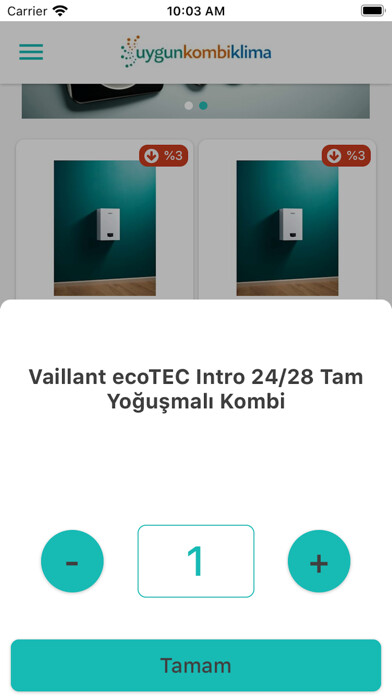 Emulate iPhone app Uygun Kombi Klima using MyAndroid Emulate iPhone app Uygun Kombi Klima using MyAndroid