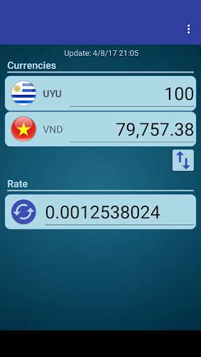 Run android online APK UYU Peso x Vietnamese Dong from MyAndroid or emulate UYU Peso x Vietnamese Dong using MyAndroid