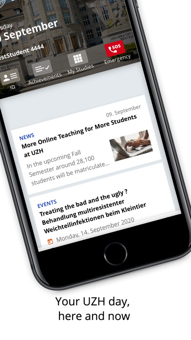 Emulate iPhone app UZH now using MyAndroid