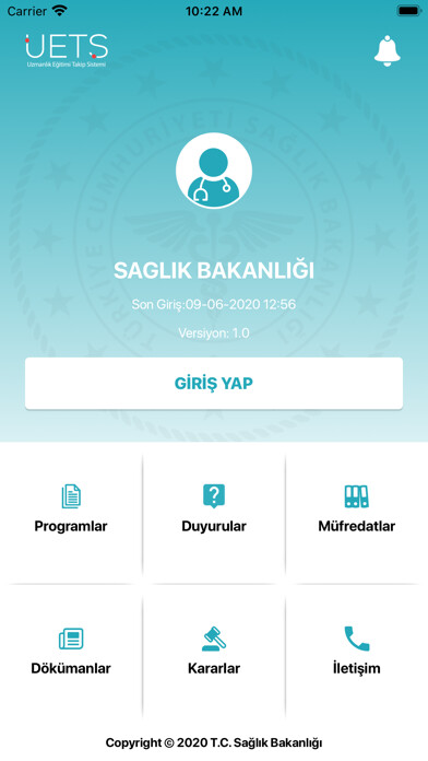 Emulate iPhone app Uzmanlık Eğitimi Takip Sistemi using MyAndroid Emulate iPhone app Uzmanlık Eğitimi Takip Sistemi using MyAndroid