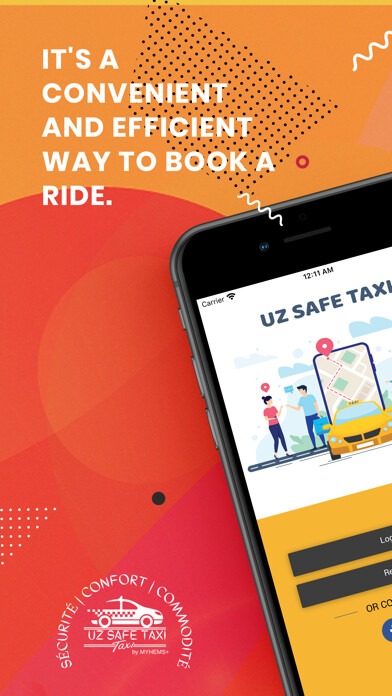 Emulate iPhone app UZ SAFE TAXI using MyAndroid Emulate iPhone app UZ SAFE TAXI using MyAndroid