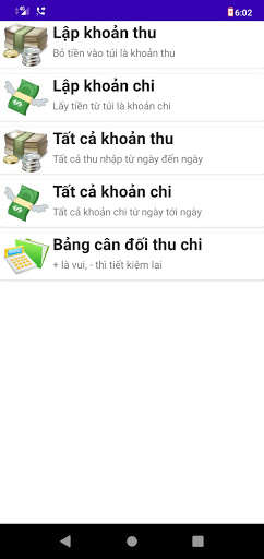 Run android online APK V1ThuChi from MyAndroid or emulate V1ThuChi using MyAndroid