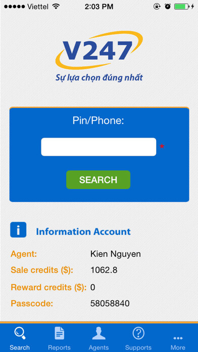Emulate iPhone app V247Agent using MyAndroid