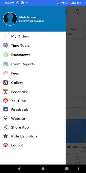 Run android online APK V Academy from MyAndroid or emulate V Academy using MyAndroid