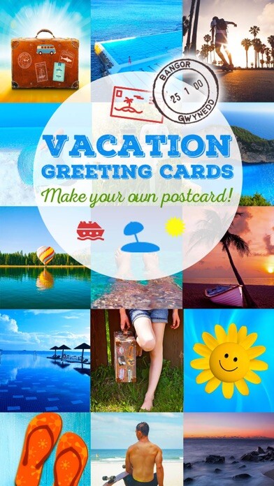 Emulate iPhone app Vacation Greeting Cards - Summer Holiday Greetings, Wallpapers & Messages using MyAndroid