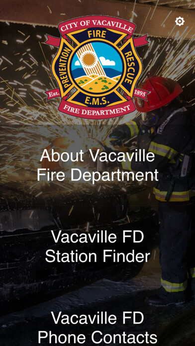 Emulate iPhone app Vacaville FD using MyAndroid