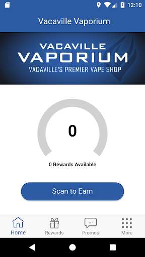 Run android online APK Vacaville Vaporium Rewards from MyAndroid or emulate Vacaville Vaporium Rewards using MyAndroid