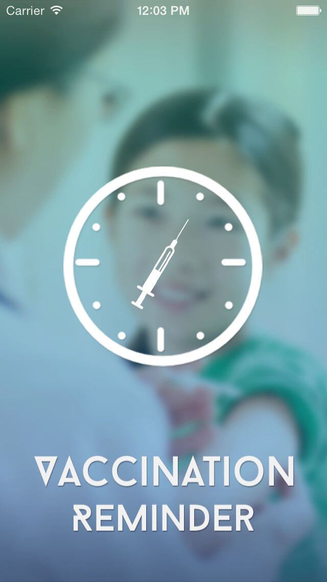 Emulate iPhone app Vaccination Reminder using MyAndroid