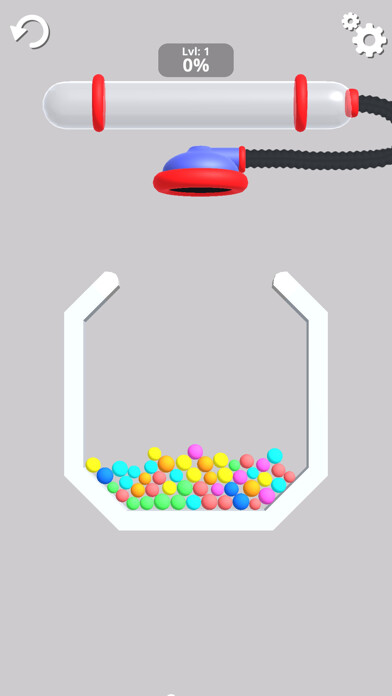 Emulate iPhone app Vacuuming Balls 3D using MyAndroid