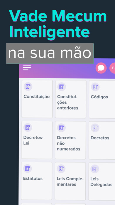 Emulate iPhone app Vade Mecum Direito JurisHand using MyAndroid