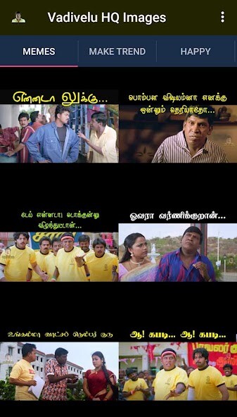 Run android online APK Vadivelu HQ - Tamil Memes HD from MyAndroid or emulate Vadivelu HQ - Tamil Memes HD using MyAndroid