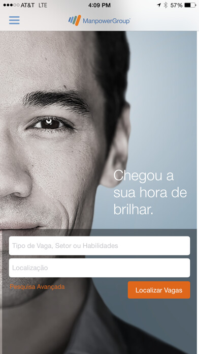 Emulate iPhone app Vagas - ManpowerGroup Brasil using MyAndroid Emulate iPhone app Vagas - ManpowerGroup Brasil using MyAndroid