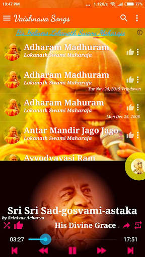 Run android online APK Vaishnava Bhajans from MyAndroid or emulate Vaishnava Bhajans using MyAndroid
