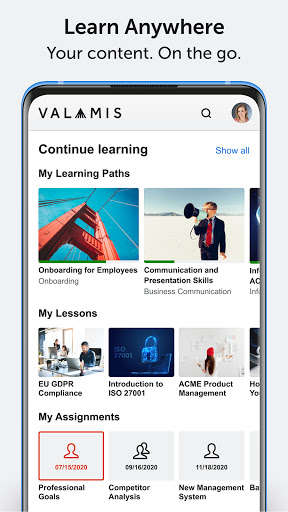 Run android online APK Valamis Generic from MyAndroid or emulate Valamis Generic using MyAndroid