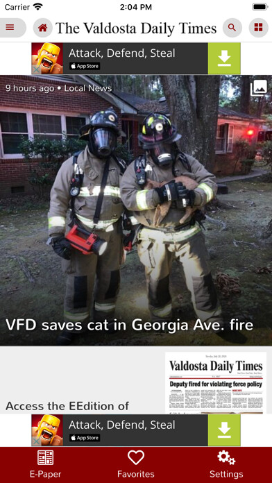 Emulate iPhone app Valdosta Daily Times using MyAndroid Emulate iPhone app Valdosta Daily Times using MyAndroid