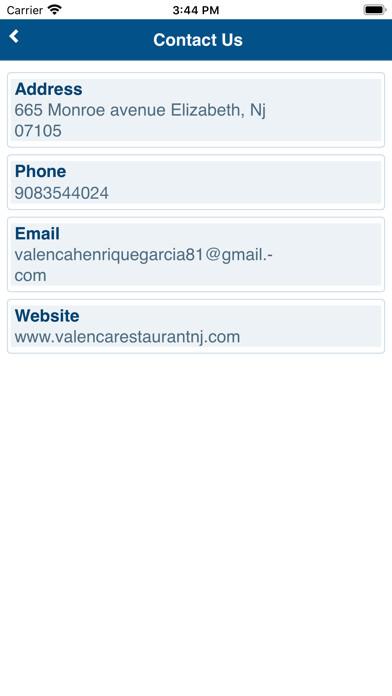 Emulate iPhone app Valenca Restaurant using MyAndroid Emulate iPhone app Valenca Restaurant using MyAndroid