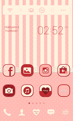 Emulate Android APK Valentineday dodol theme