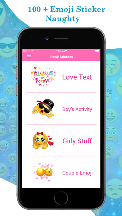 Emulate iPhone app Valentine Day Naughty Emojis using MyAndroid Emulate iPhone app Valentine Day Naughty Emojis using MyAndroid