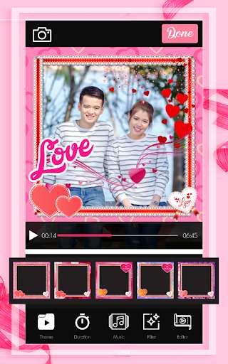 Run android online APK Valentine Day Video Maker  Valentine Slideshow from MyAndroid or emulate Valentine Day Video Maker  Valentine Slideshow using MyAndroid