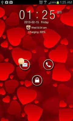 Emulate Android APK Valentine Hearts Go Locker