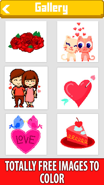 Run android online APK Valentine Love Color By Number from MyAndroid or emulate Valentine Love Color By Number using MyAndroid