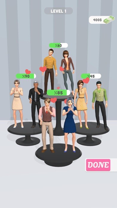 Emulate iPhone app Valentine Match 3D using MyAndroid