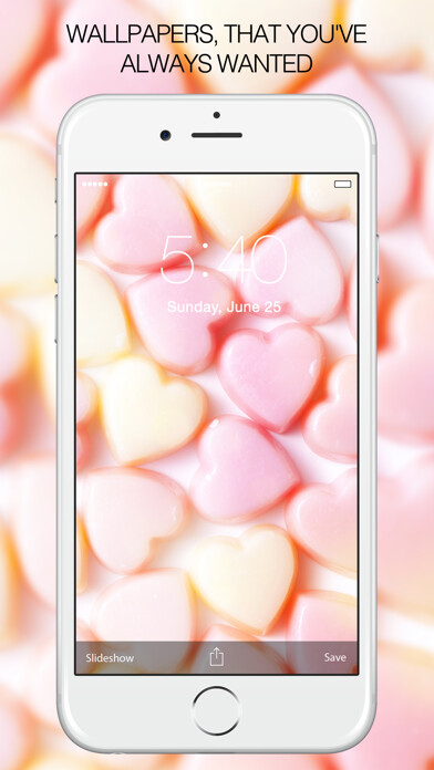 Emulate iPhone app Valentines Day Wallpapers & Backgrounds using MyAndroid