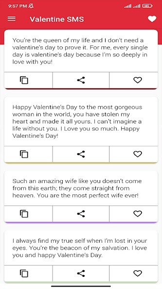 Run android online APK Valentines SMS day from MyAndroid or emulate Valentines SMS day using MyAndroid