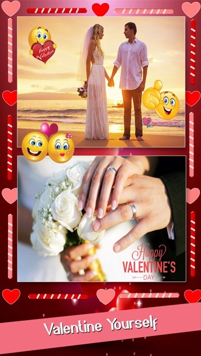 Emulate iPhone app Valentine Yourself- Love Card Photo Stickers App using MyAndroid Emulate iPhone app Valentine Yourself- Love Card Photo Stickers App using MyAndroid