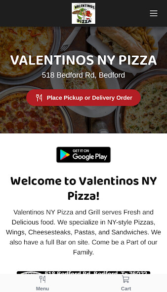 Run android online APK Valentinos NY Pizza from MyAndroid or emulate Valentinos NY Pizza using MyAndroid Run android online APK Valentinos NY Pizza from MyAndroid or emulate Valentinos NY Pizza using MyAndroid