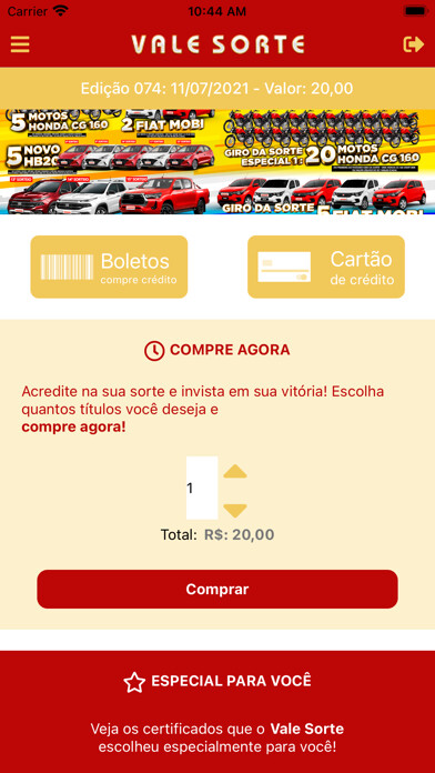 Emulate iPhone app Vale Sorte Paraná using MyAndroid Emulate iPhone app Vale Sorte Paraná using MyAndroid