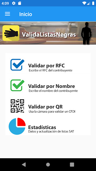Run android online APK ValidaListasNegras from MyAndroid or emulate ValidaListasNegras using MyAndroid Run android online APK ValidaListasNegras from MyAndroid or emulate ValidaListasNegras using MyAndroid