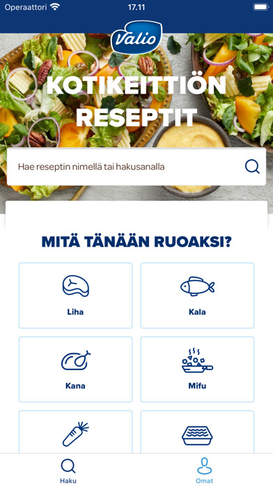 Emulate iPhone app Valio Reseptit using MyAndroid Emulate iPhone app Valio Reseptit using MyAndroid