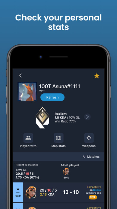Emulate iPhone app Valking.gg - Valorant Tracker using MyAndroid Emulate iPhone app Valking.gg - Valorant Tracker using MyAndroid