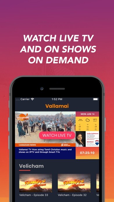 Emulate iPhone app Vallamai using MyAndroid