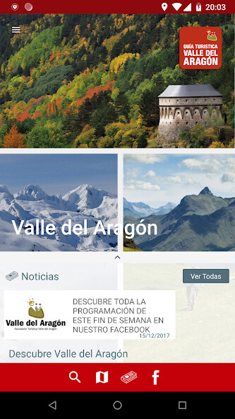 Run android online APK Valle del Aragón Guía Oficial from MyAndroid or emulate Valle del Aragón Guía Oficial using MyAndroid